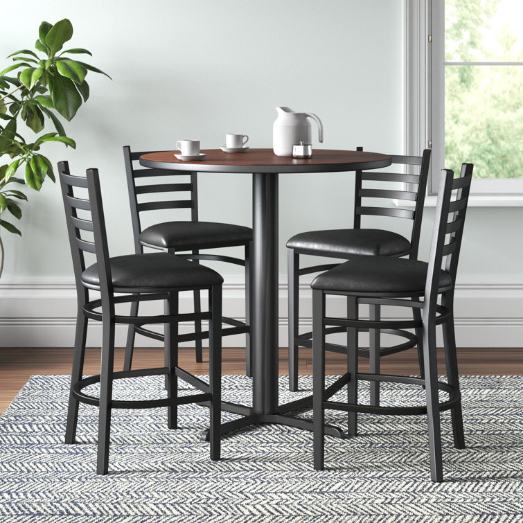 Red Barrel Studio® Alvarez 4 Person Bar Height Dining Set Wayfair